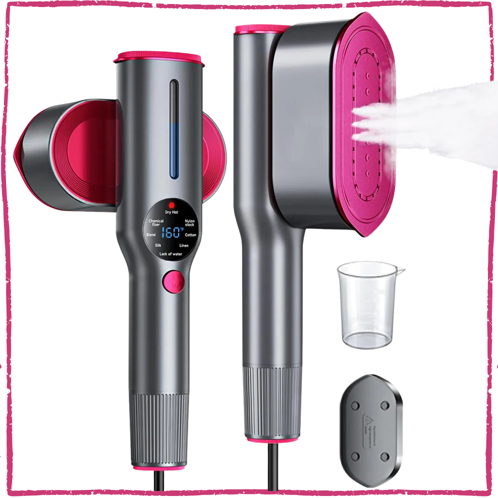 Portabler Reise-Dampfbügeleisen & Dampfglätter – 2-in-1 Kompaktes Design