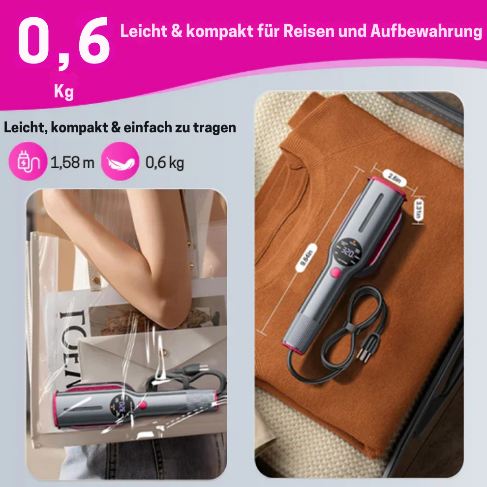 Portabler Reise-Dampfbügeleisen & Dampfglätter – 2-in-1 Kompaktes Design